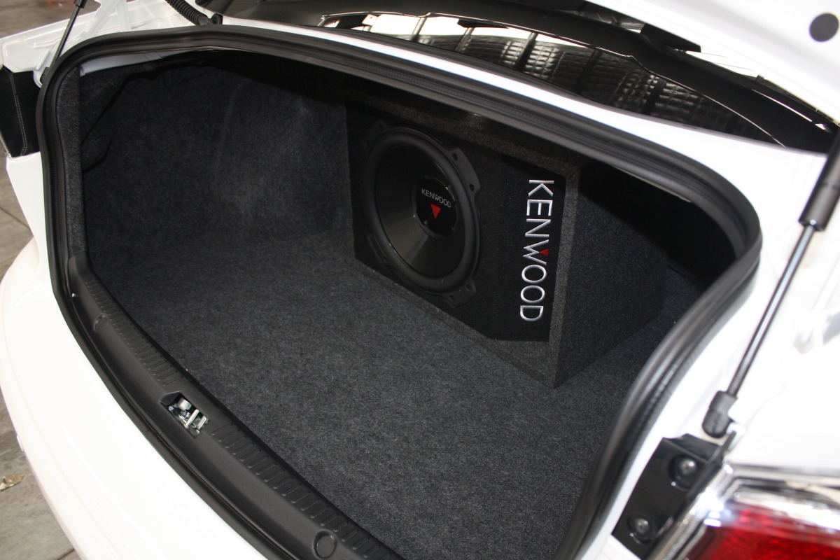 Lancer 2016 Kenwood KFCPS3016W 12" Subwoofer Creative Installations