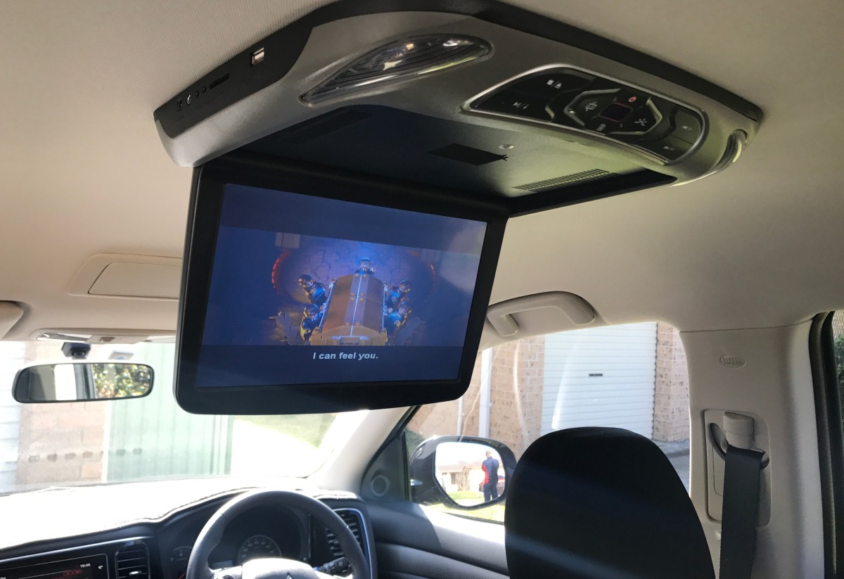 Outlander 2017 11.4" Roof DVD player Creative Installations
