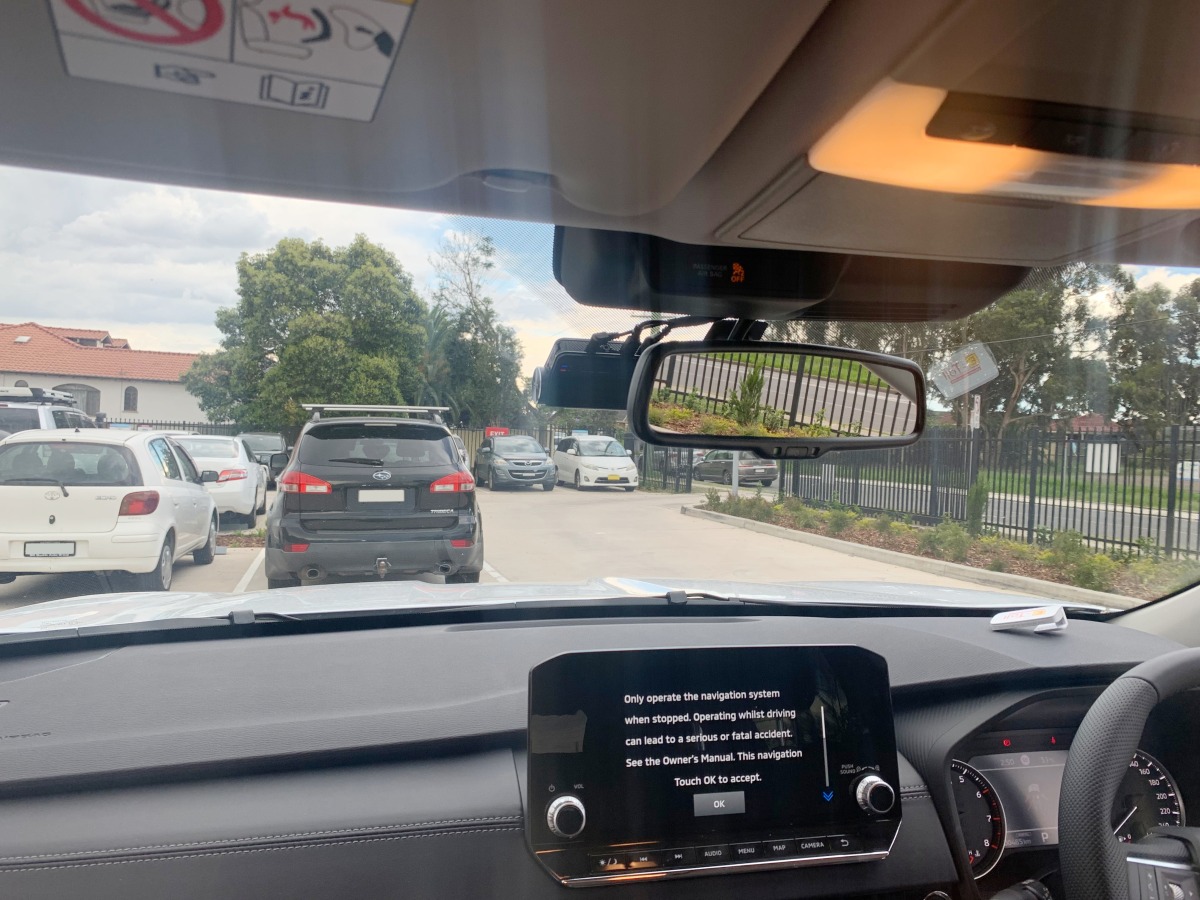dashboard camera mitsubishi