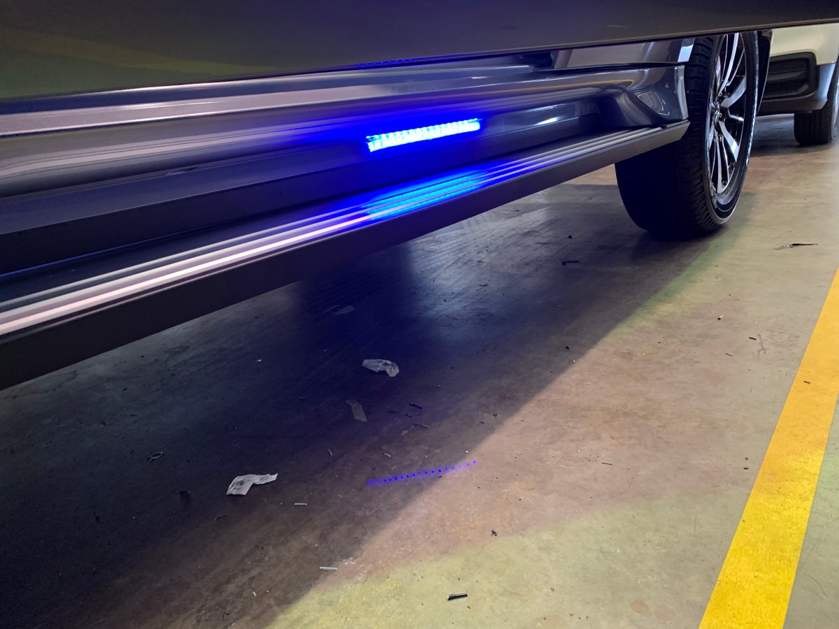 Pajero Sport 2019 LED Side Step Lighting Creative Installations