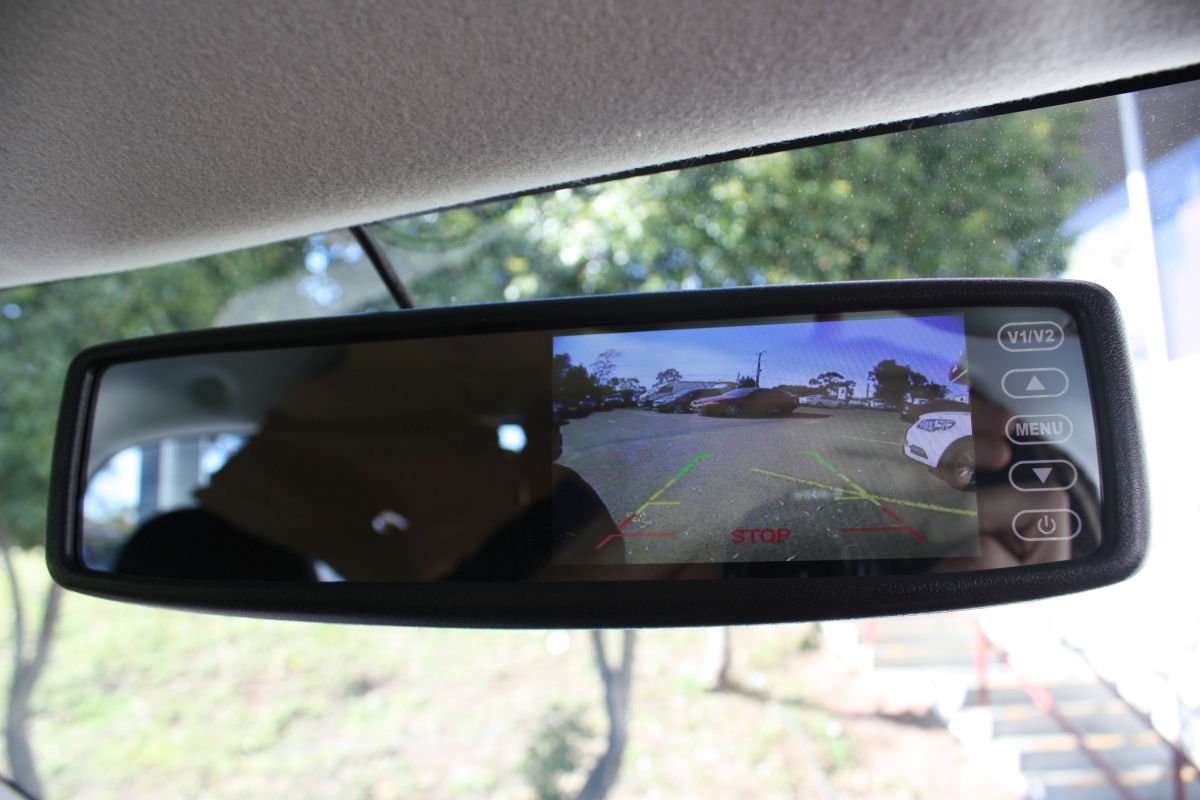Triton 2015 Replacement Reverse Mirror Monitor Creative Installations