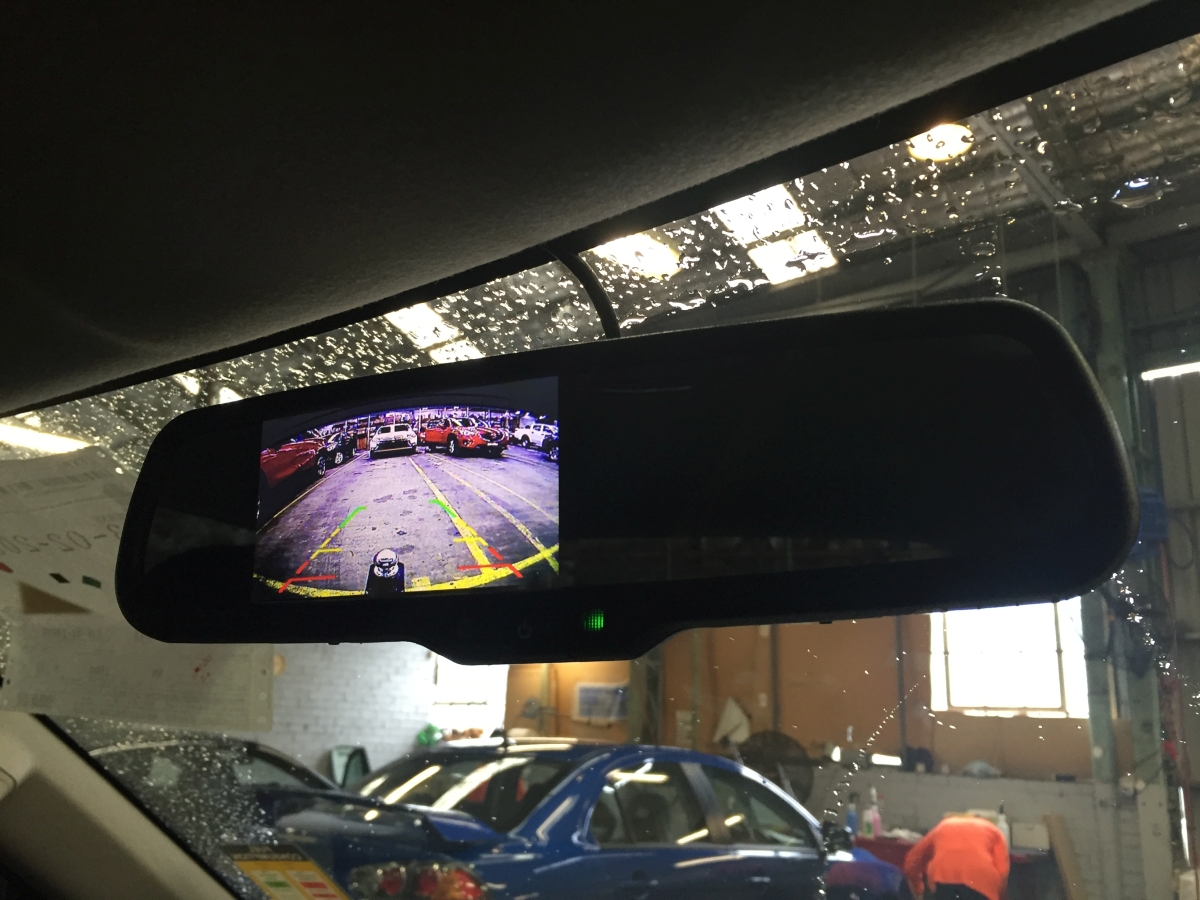 Triton 2016 Replacement Reverse Mirror Monitor Creative Installations