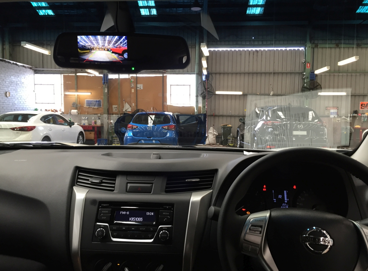 Navara 2016 Replacement Reverse Mirror Monitor Creative Installations