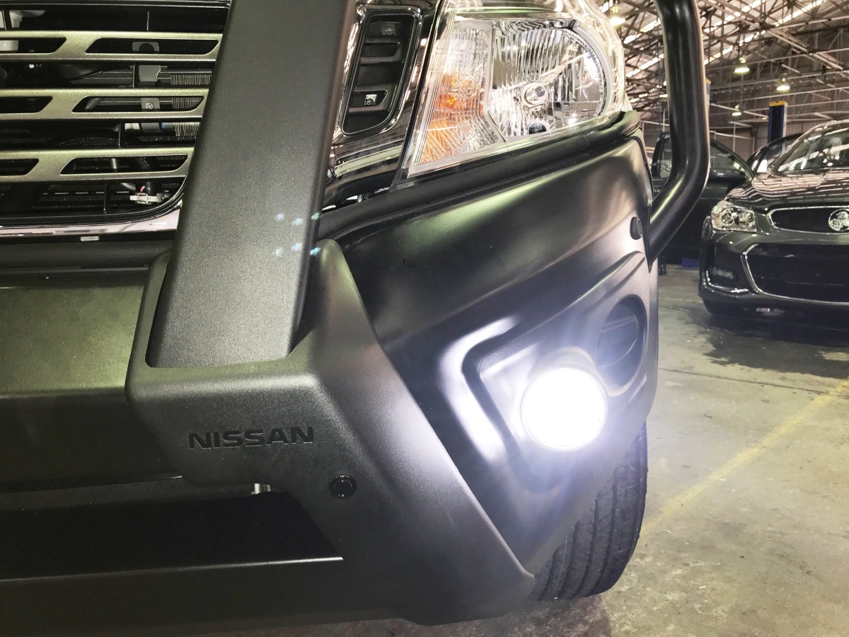 Navara 2018 Front Parking Sensors on Bullbar Creative Installations