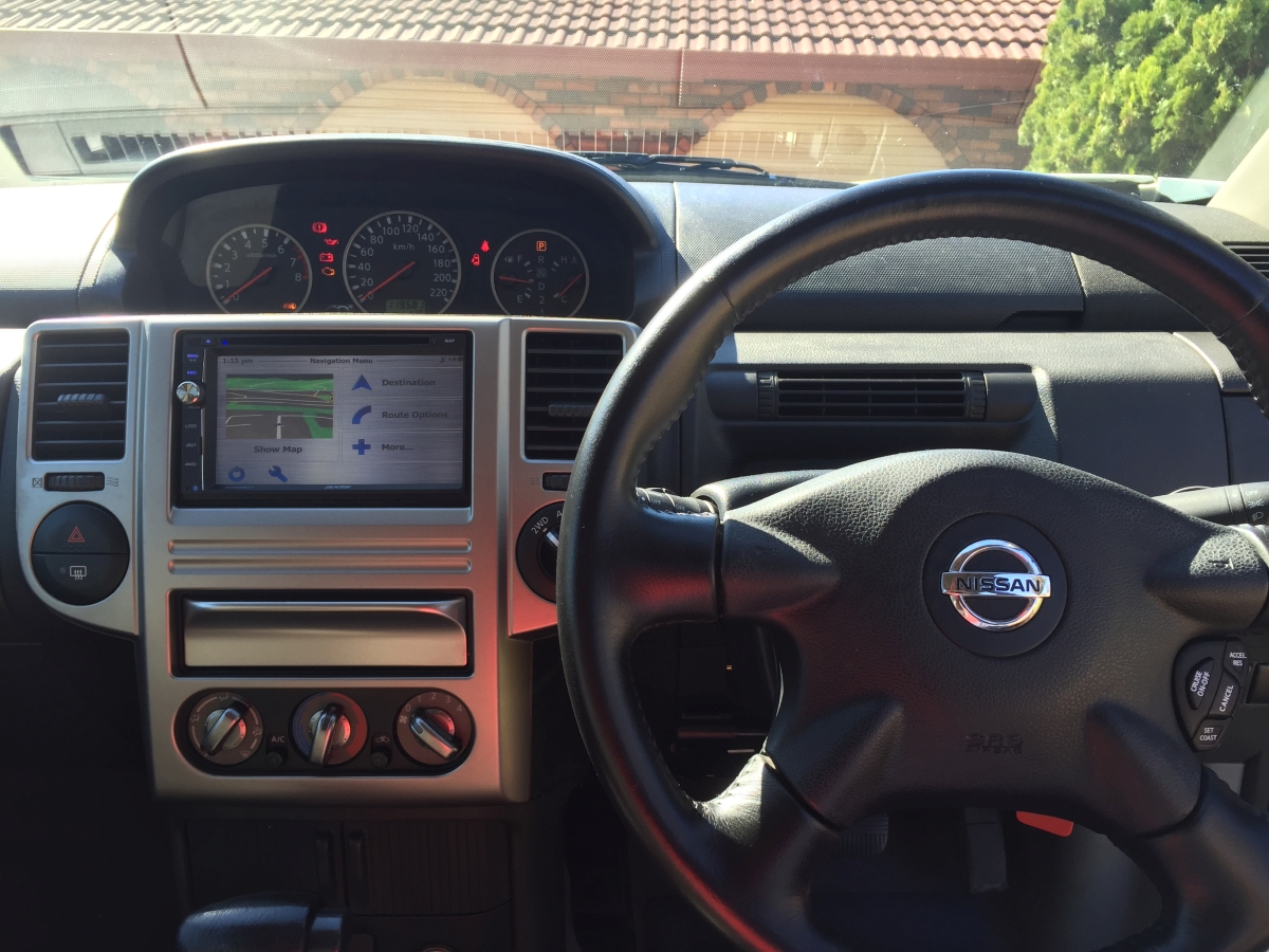 XTrail 2007 Axis 1508NAV Sat Nav Creative Installations