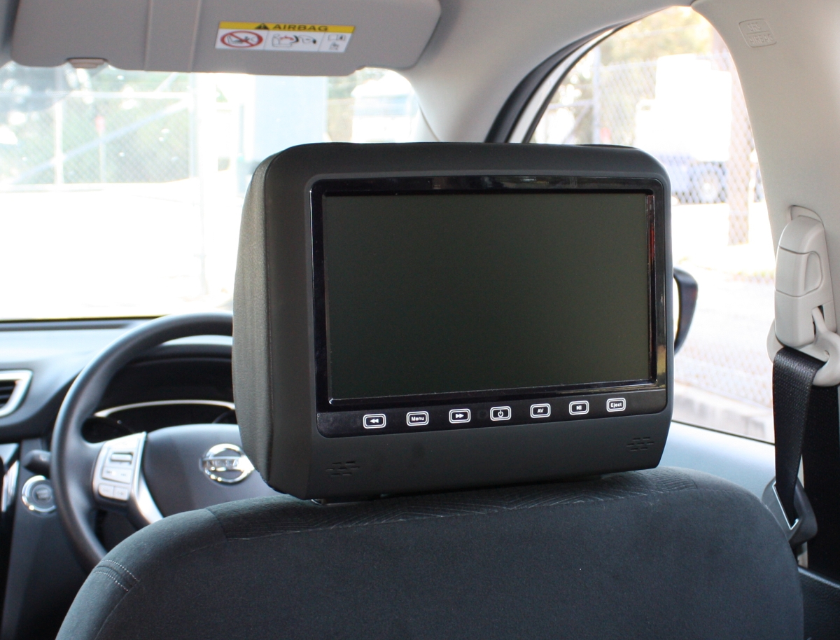 XTrail 2015 9" Headrest DVD Players Creative Installations
