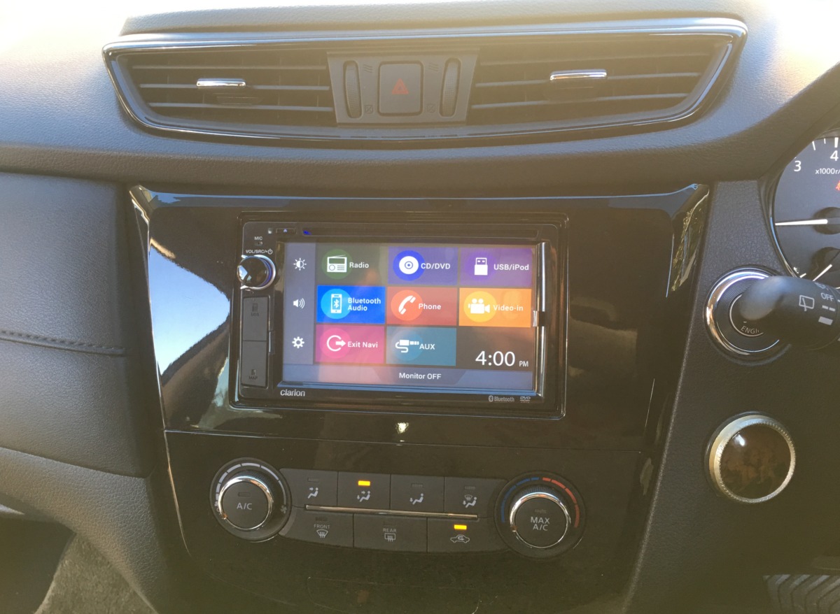 XTrail 2017 Clarion NX387AU GPS Navigation System Creative Installations