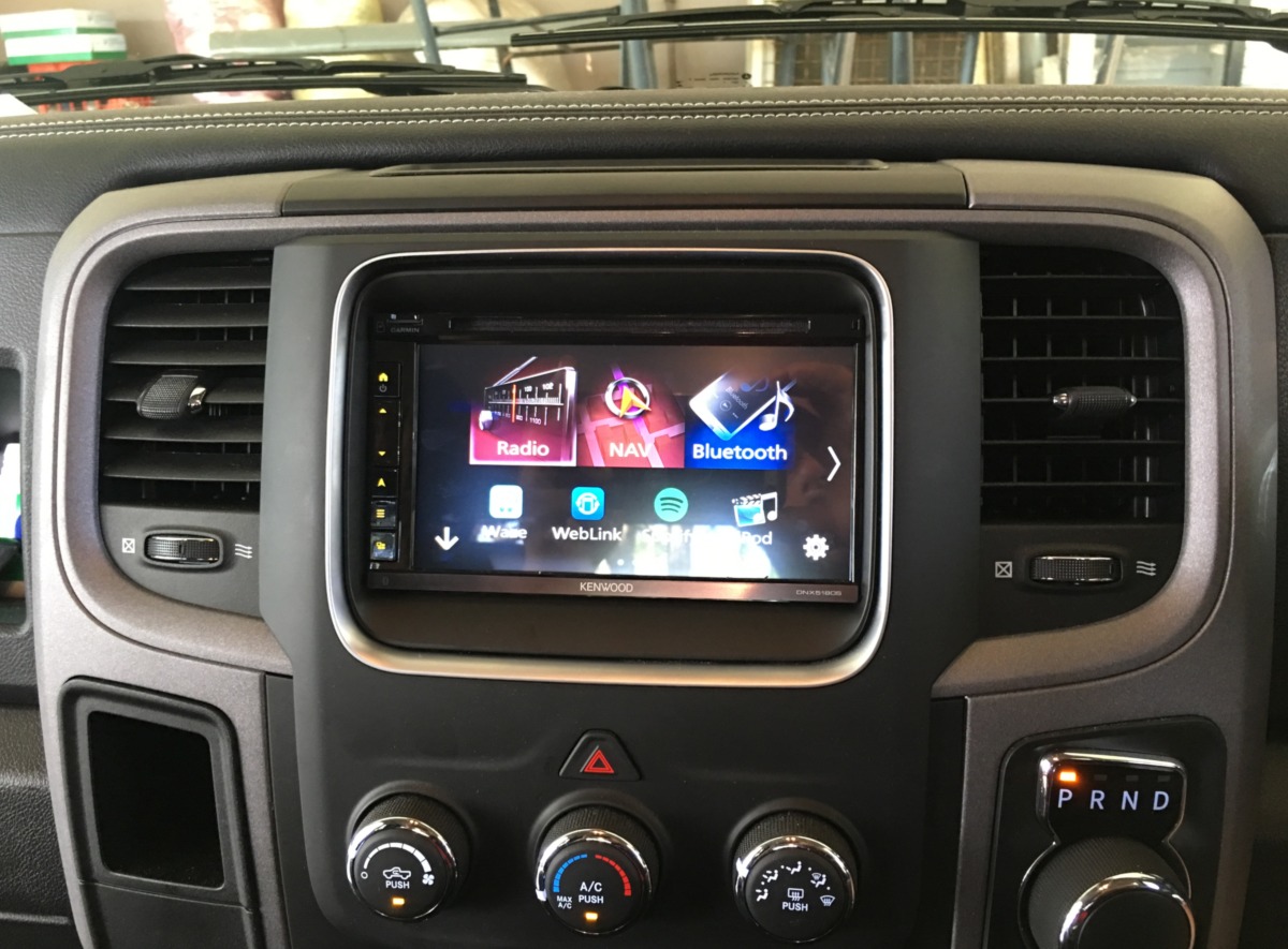 Ram 1500 2018 Kenwood DNX5180S GPS Navigation System Creative