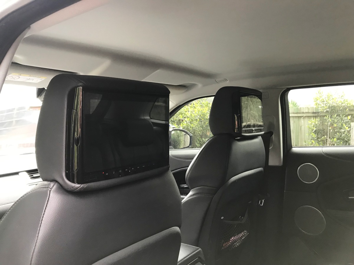 Range Rover Evoque 2017 9" Headrest DVD Players Creative Installations