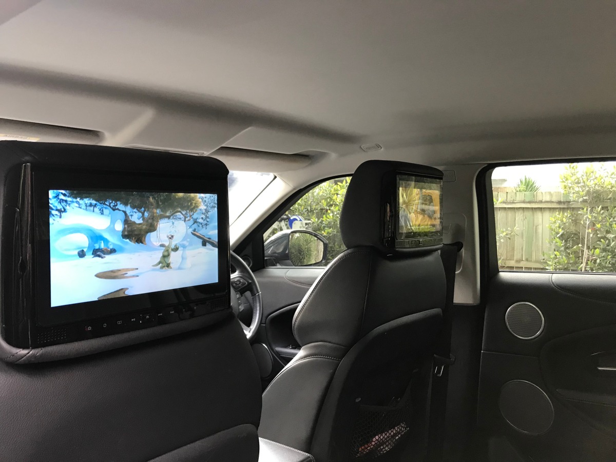 Range Rover Evoque 2017 9" Headrest DVD Players Creative Installations