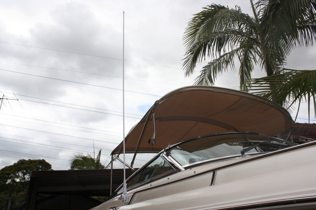 Sea Ray 260 Overnighter 2001 MFV8 VHF Marine Dipole Antenna Creative