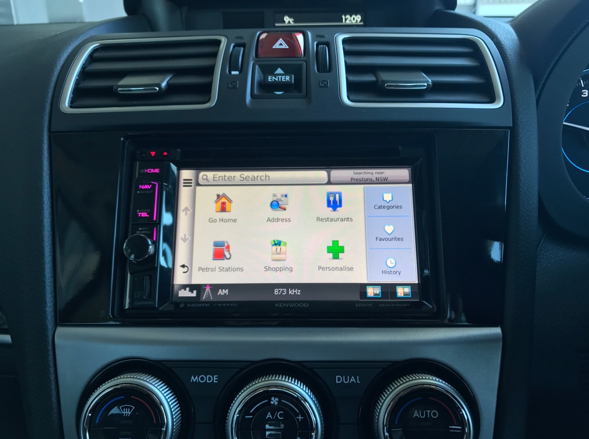 Forester 2017 DNX4150BT GPS Navigation System Creative Installations