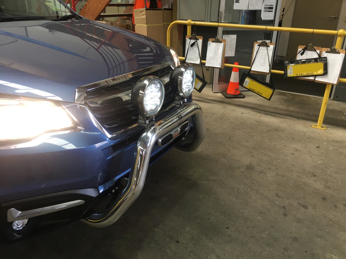 Forester 2018 Peak Lighting Raider Led Driving Lights On
