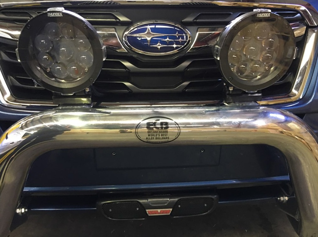 Forester 2018 Thunder 9 LED Driving Lights Creative Installations