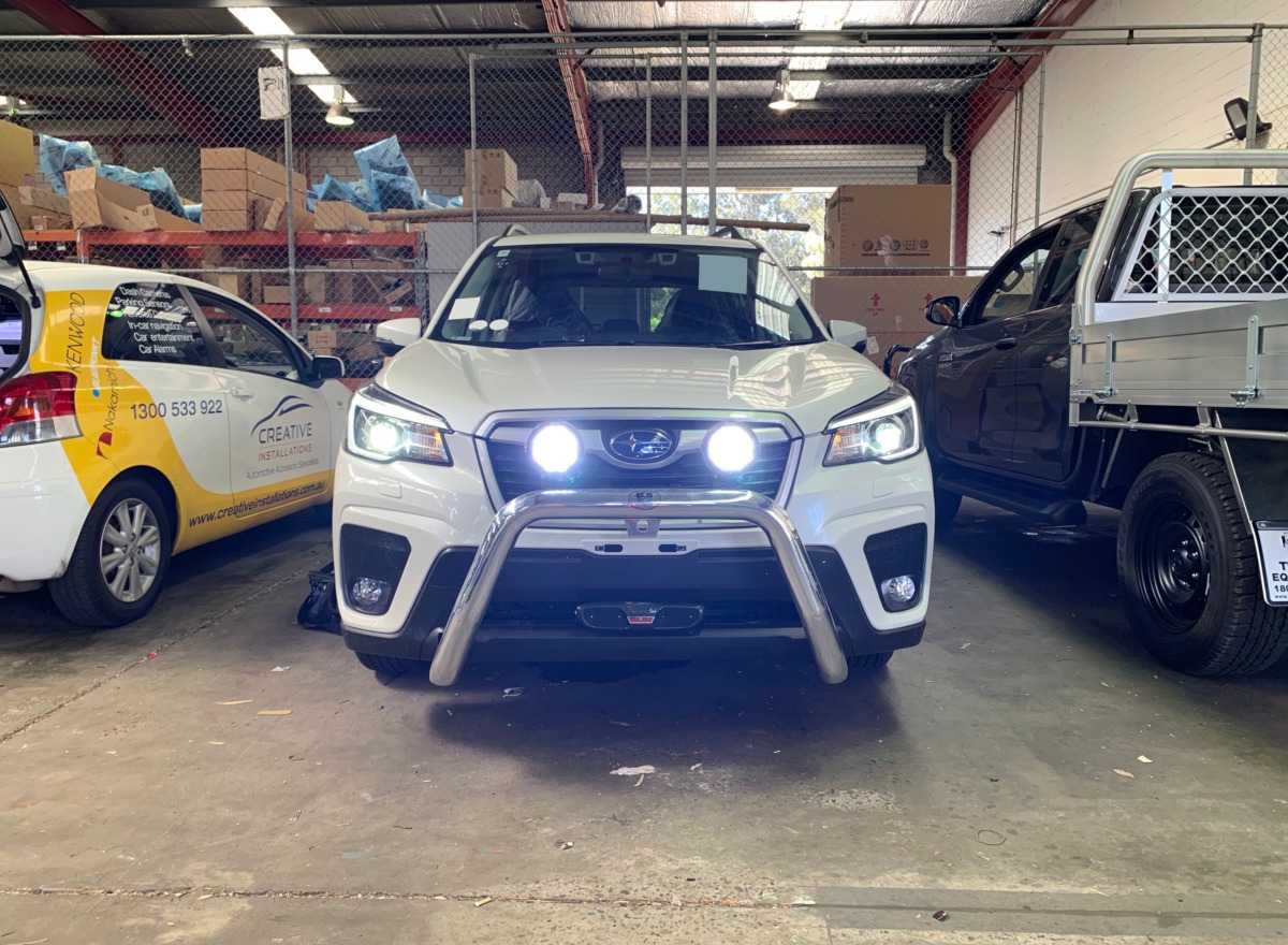 Forester 2019 Thunder 9 LED Driving Lights Creative Installations