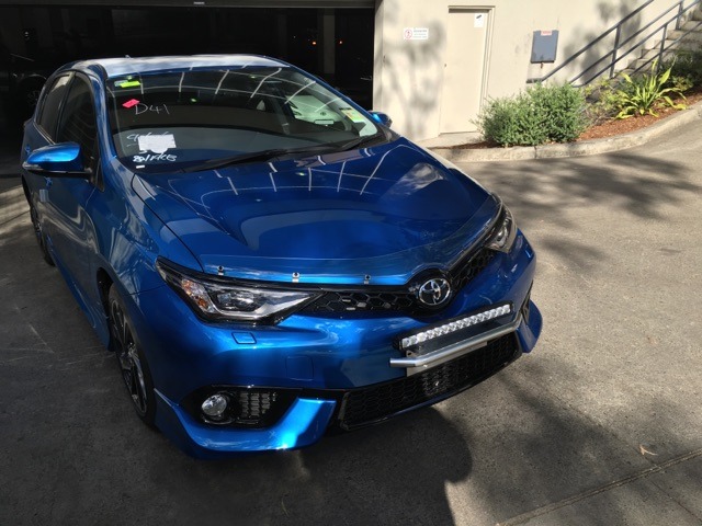 Toyota corolla shop light bar