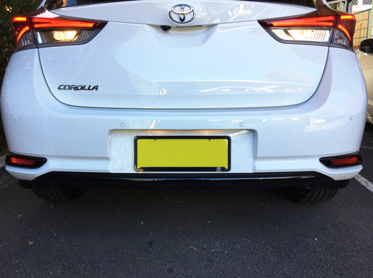 Corolla Hatch 2018 Reverse Parking Sensors LED Display Creative