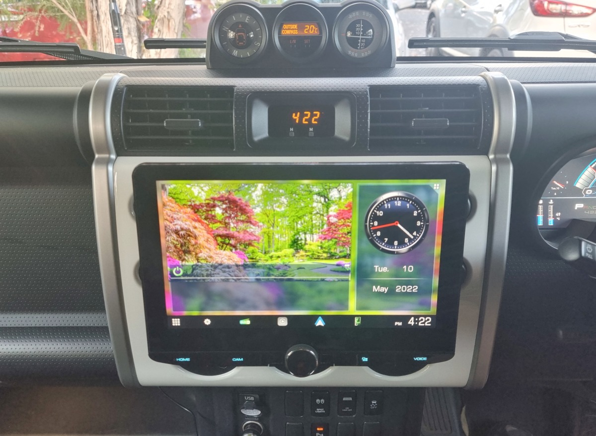 FJ Cruiser 2015 Kenwood DMX9720XDS Head Unit Creative Installations