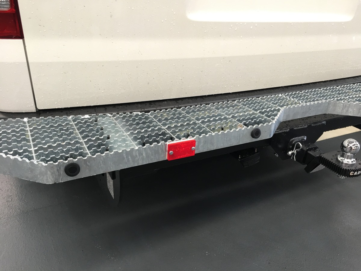 HiAce 2018 Reverse Parking Sensors on Alloy Step Beeping Creative