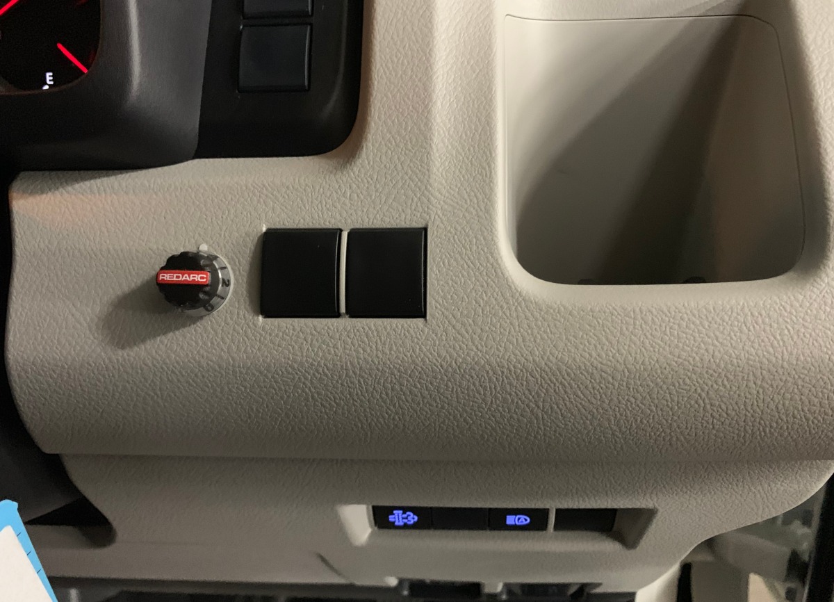 HiAce 2019 REDARC Electric Brake Controller Creative Installations