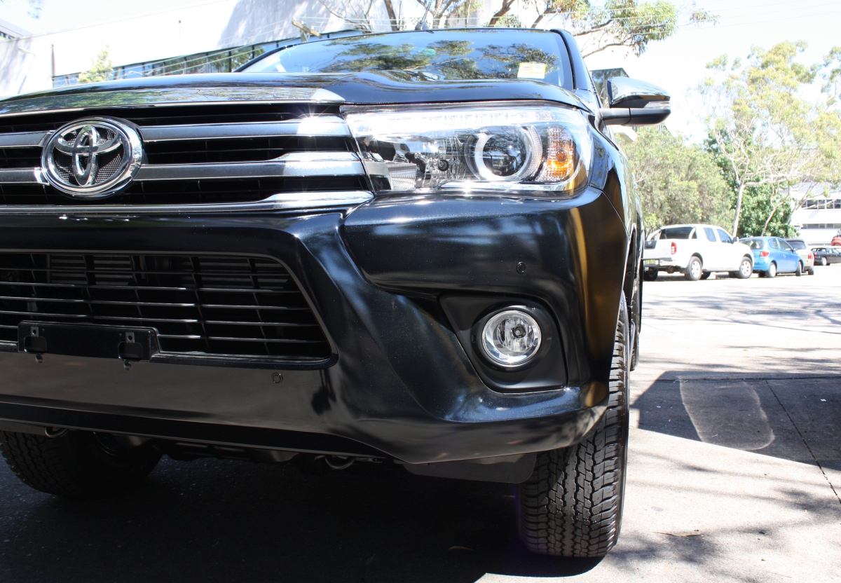 HiLux 2016 Front Parking Sensors Creative Installations