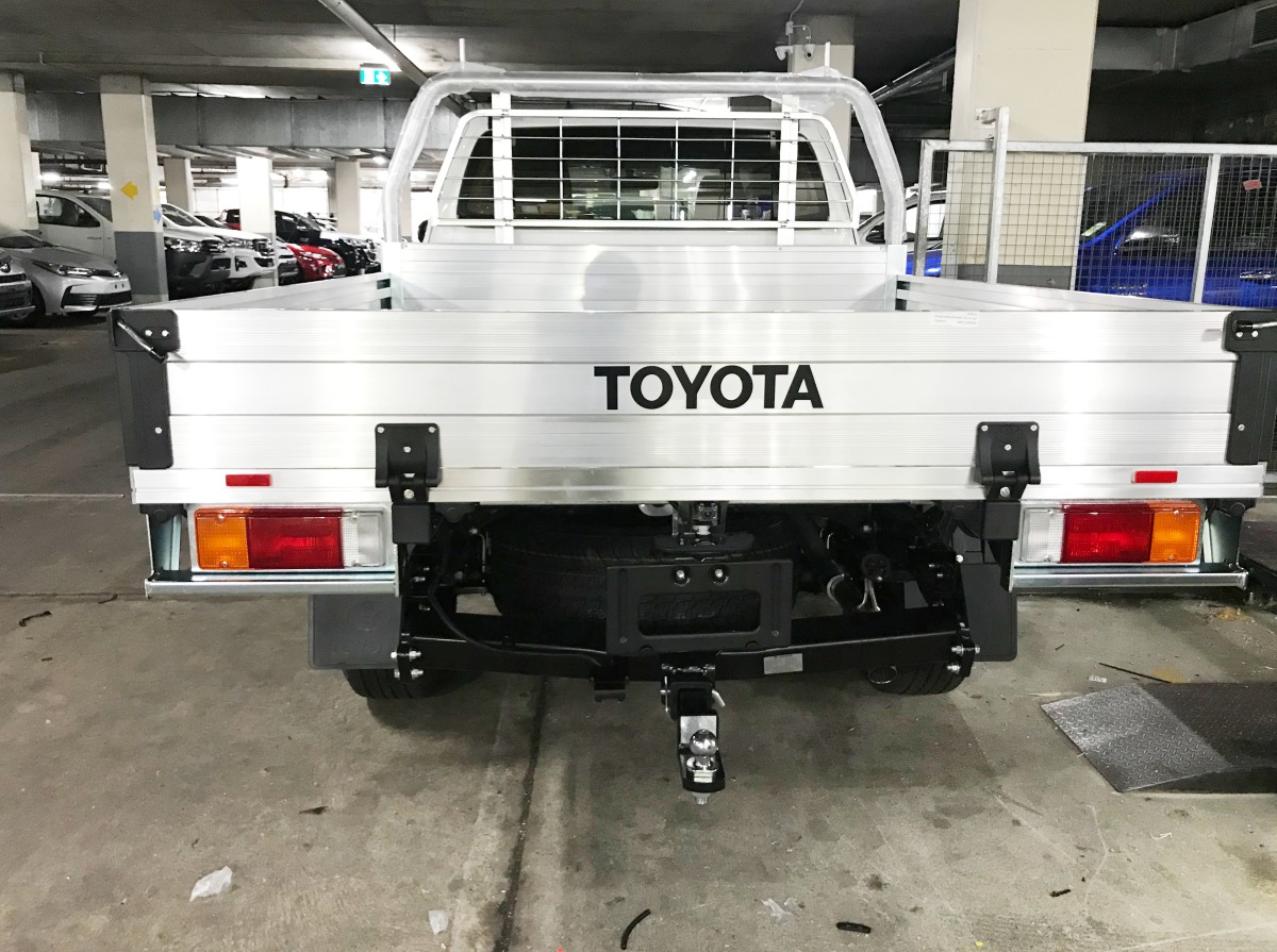 HiLux 2018 Reverse Parking Sensors on Alloy Tray Beeping Creative