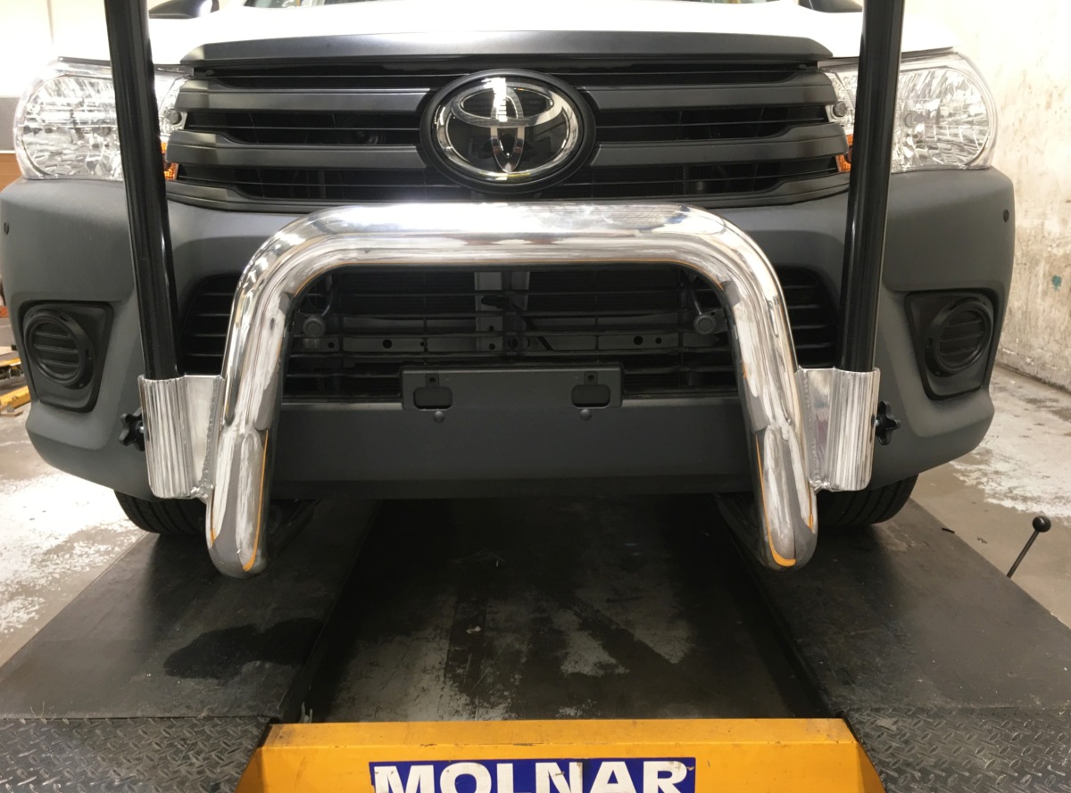 HiLux 2019 Front Parking Sensors Creative Installations