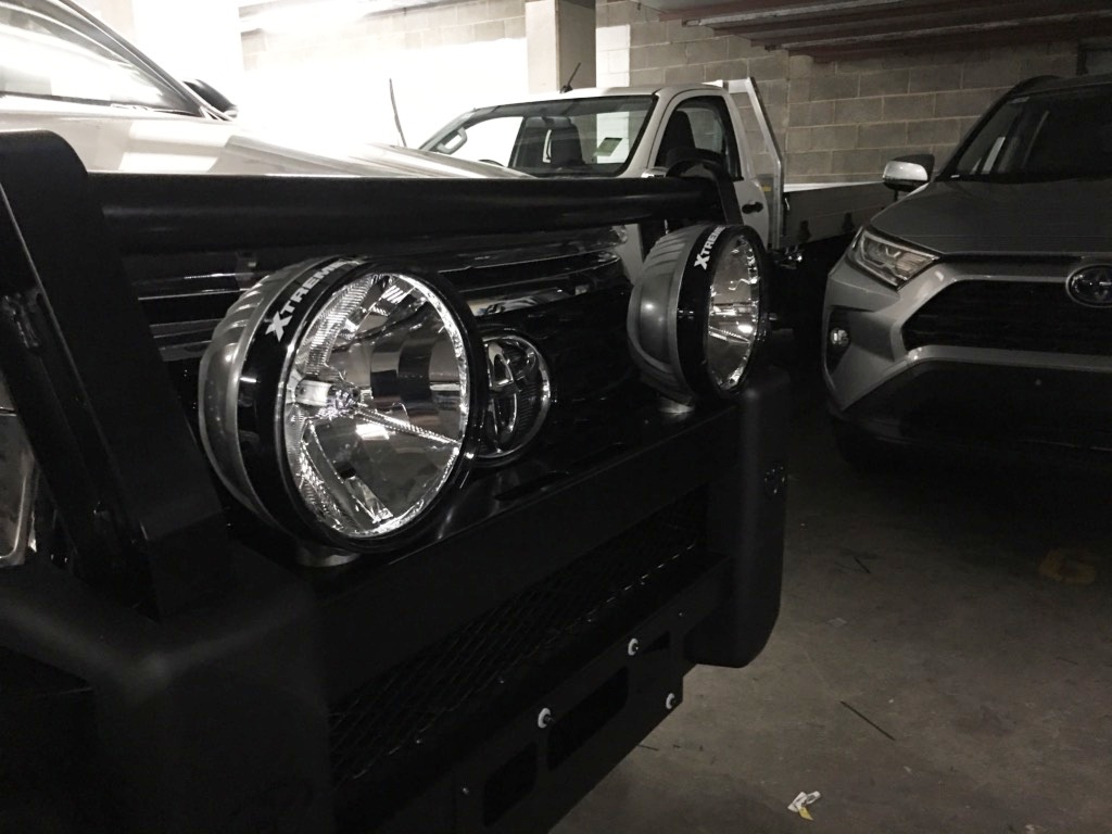 HiLux 2019 IPF 900 Xtreme LED Driving Lights on Bullbar Creative