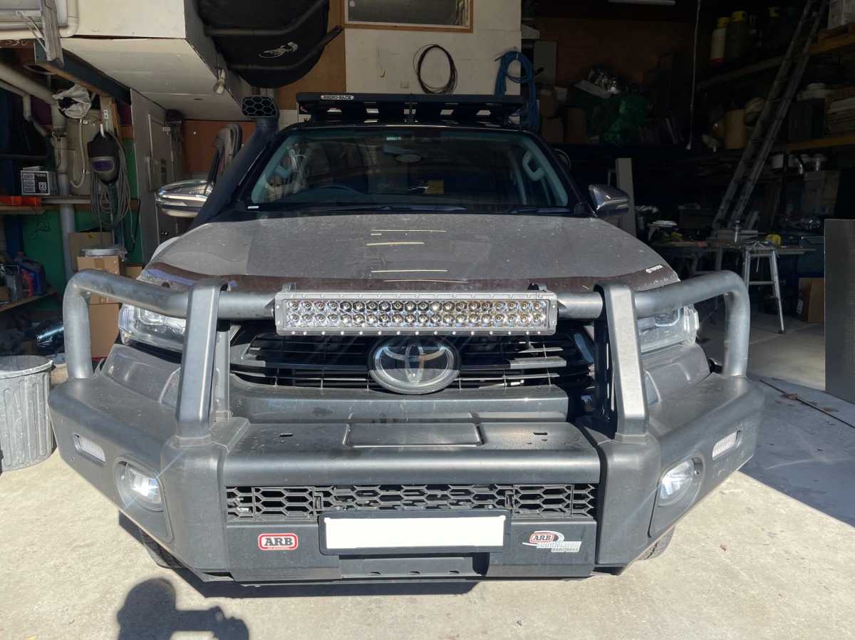 HiLux 2020 22" STEDI ST4K Double Row LED Light Bar Creative Installations