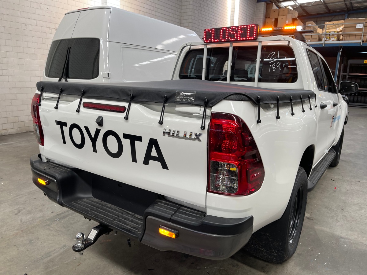 HiLux 2021 Surface Mount LED Warning Lights Creative Installations