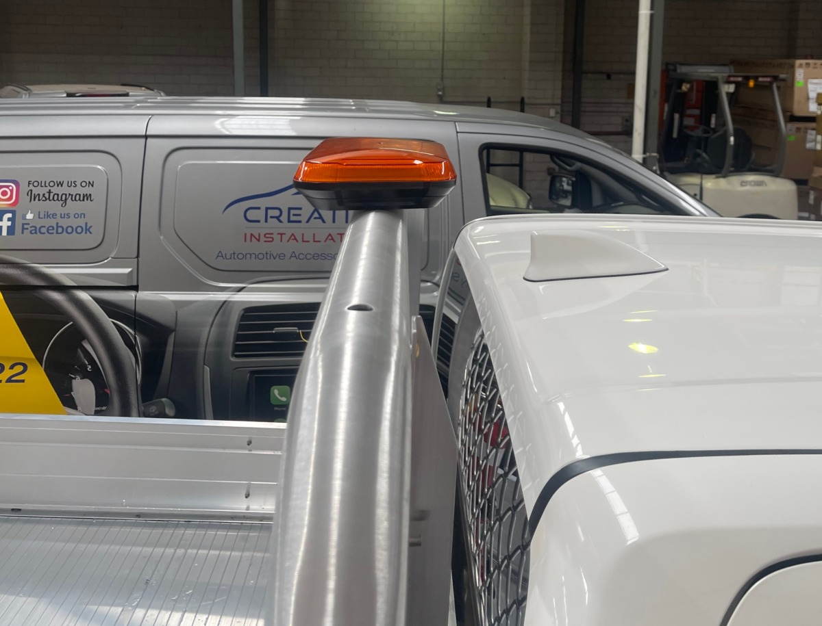 HiLux 2022 Narva 85017A Aerotech LED Warning Light Creative Installations