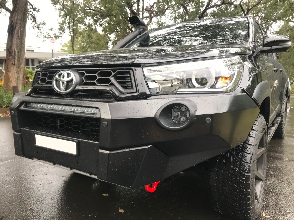HiLux Rugged X 2019 Front Parking Sensors Creative Installations
