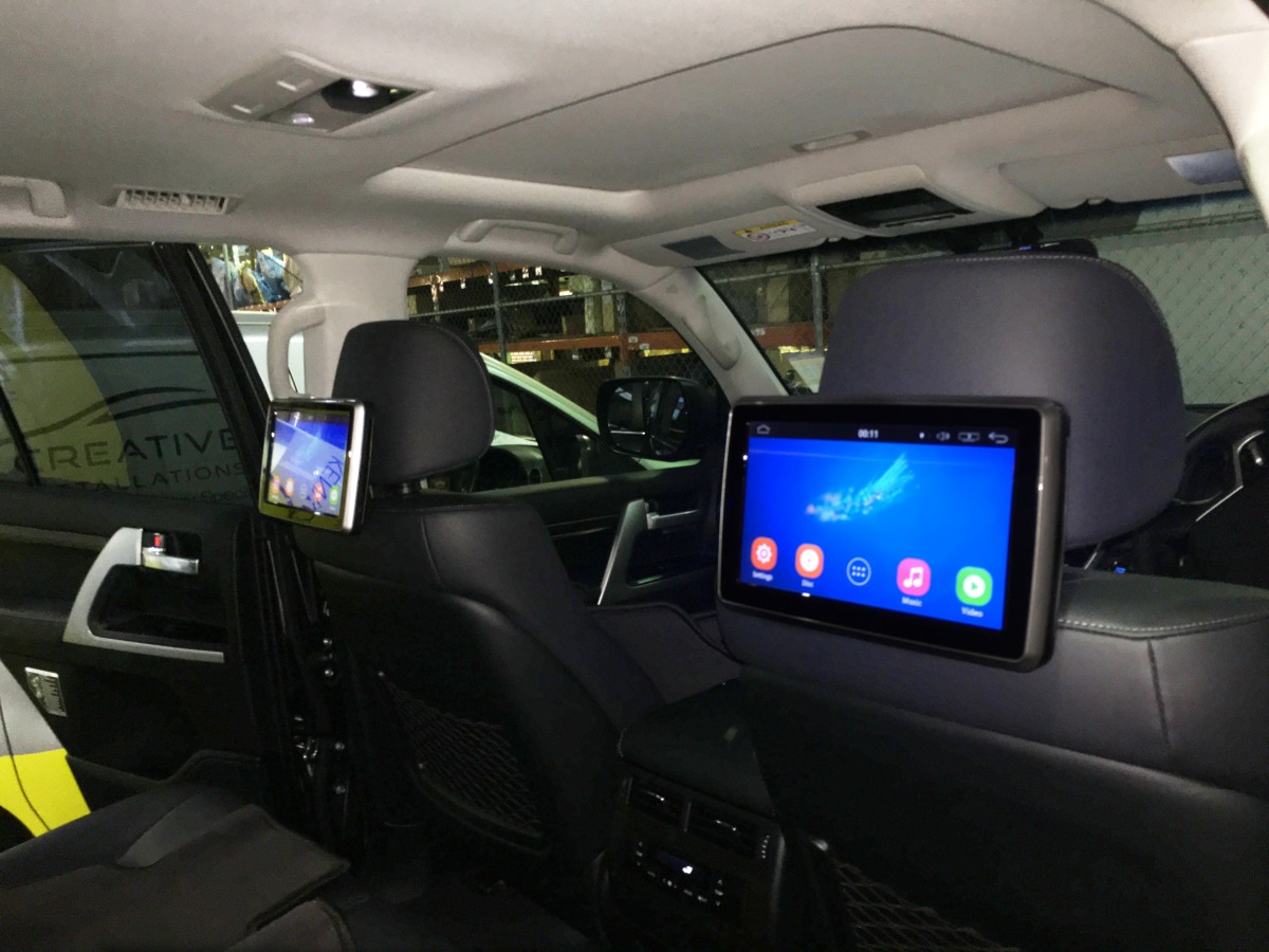 LandCruiser 2018 10.1" Active Headrest DVD Players Creative Installations