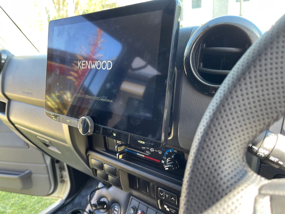 LandCruiser 2019 Kenwood DMX9720XDS Head Unit Creative Installations