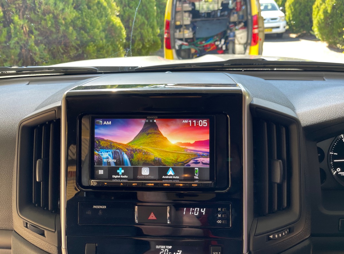 LandCruiser 2021 Kenwood DMX8520DABS Head Unit Creative Installations