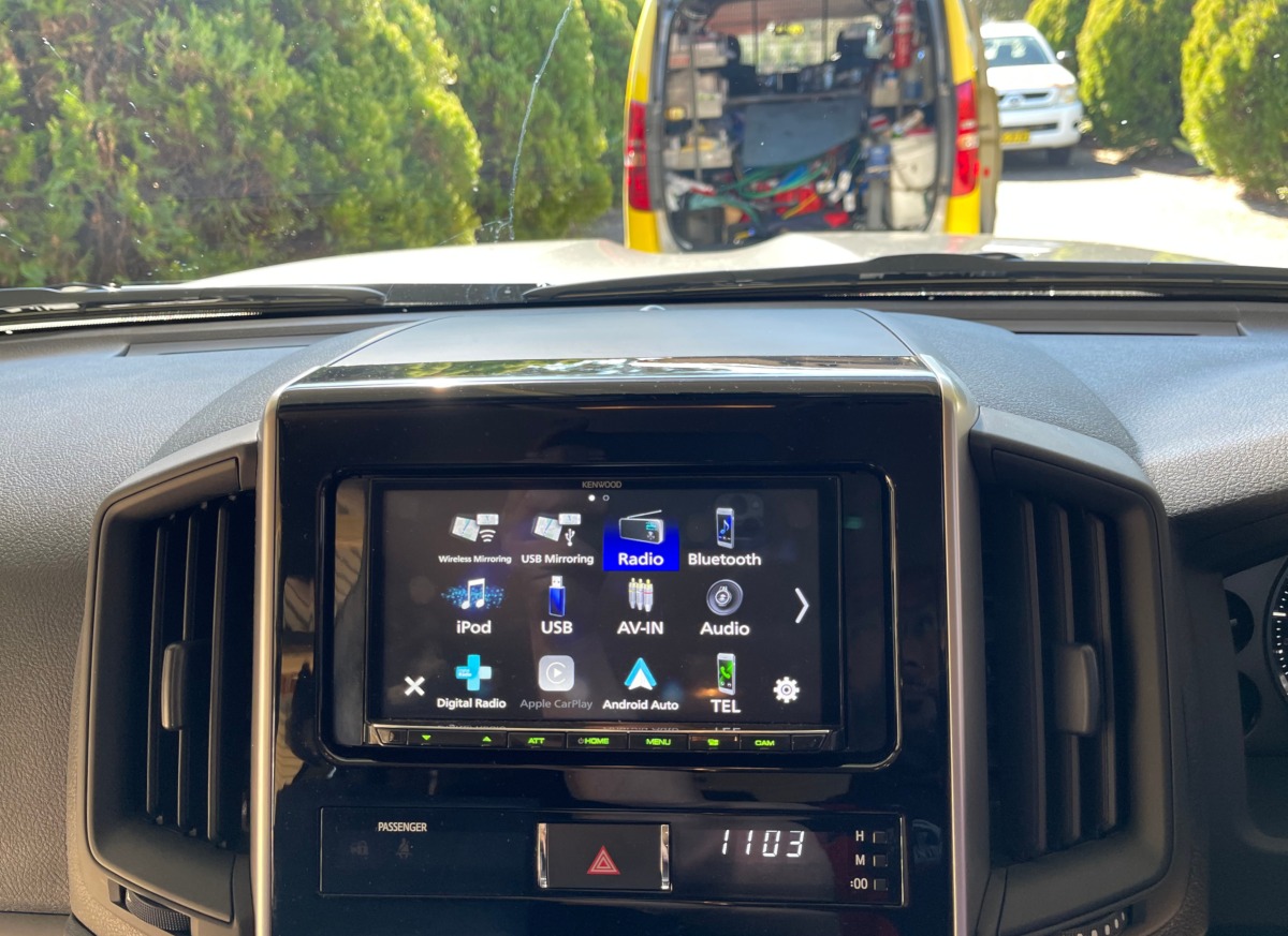 LandCruiser 2021 Kenwood DMX8520DABS Head Unit Creative Installations