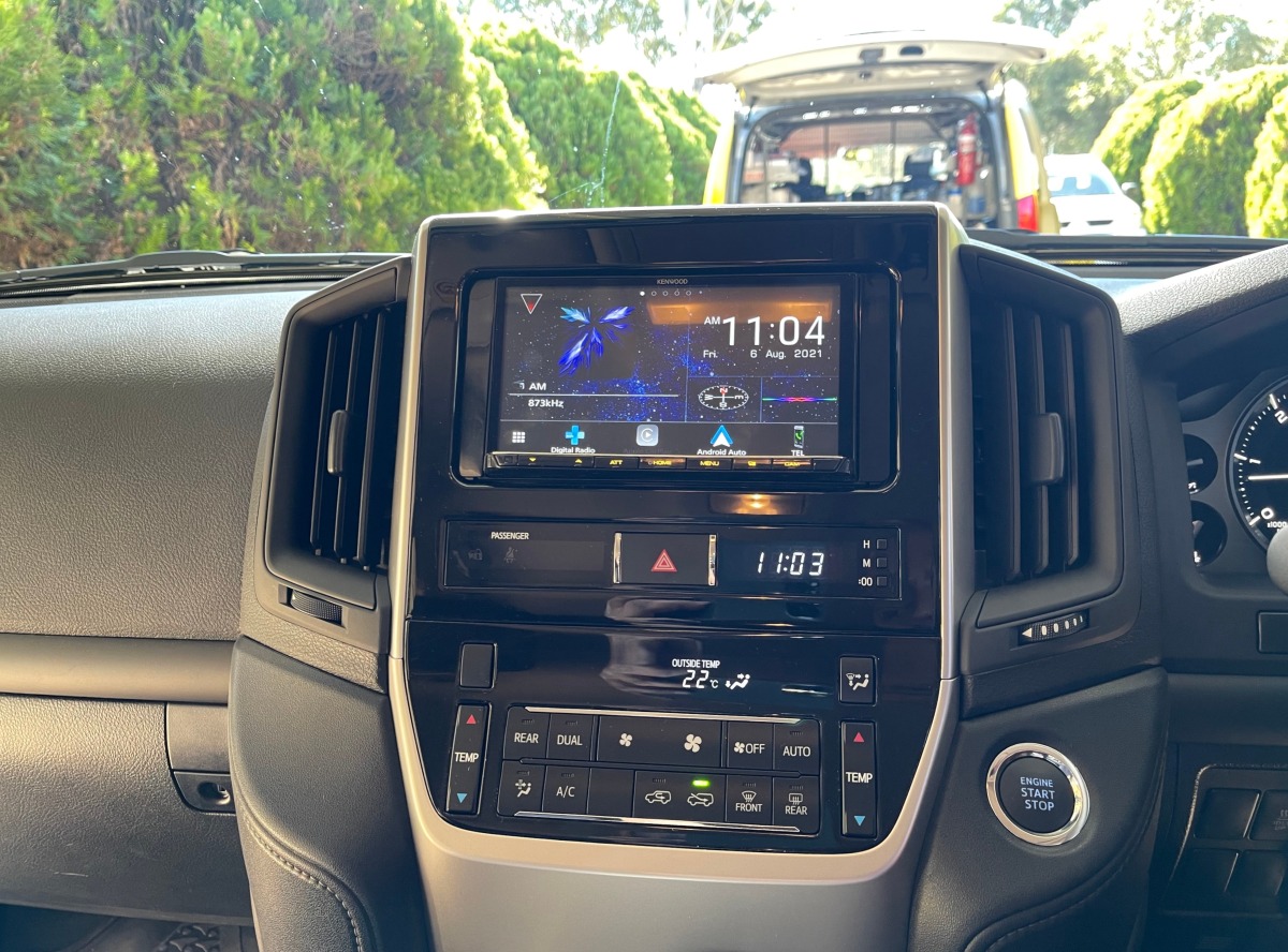 LandCruiser 2021 Kenwood DMX8520DABS Head Unit Creative Installations