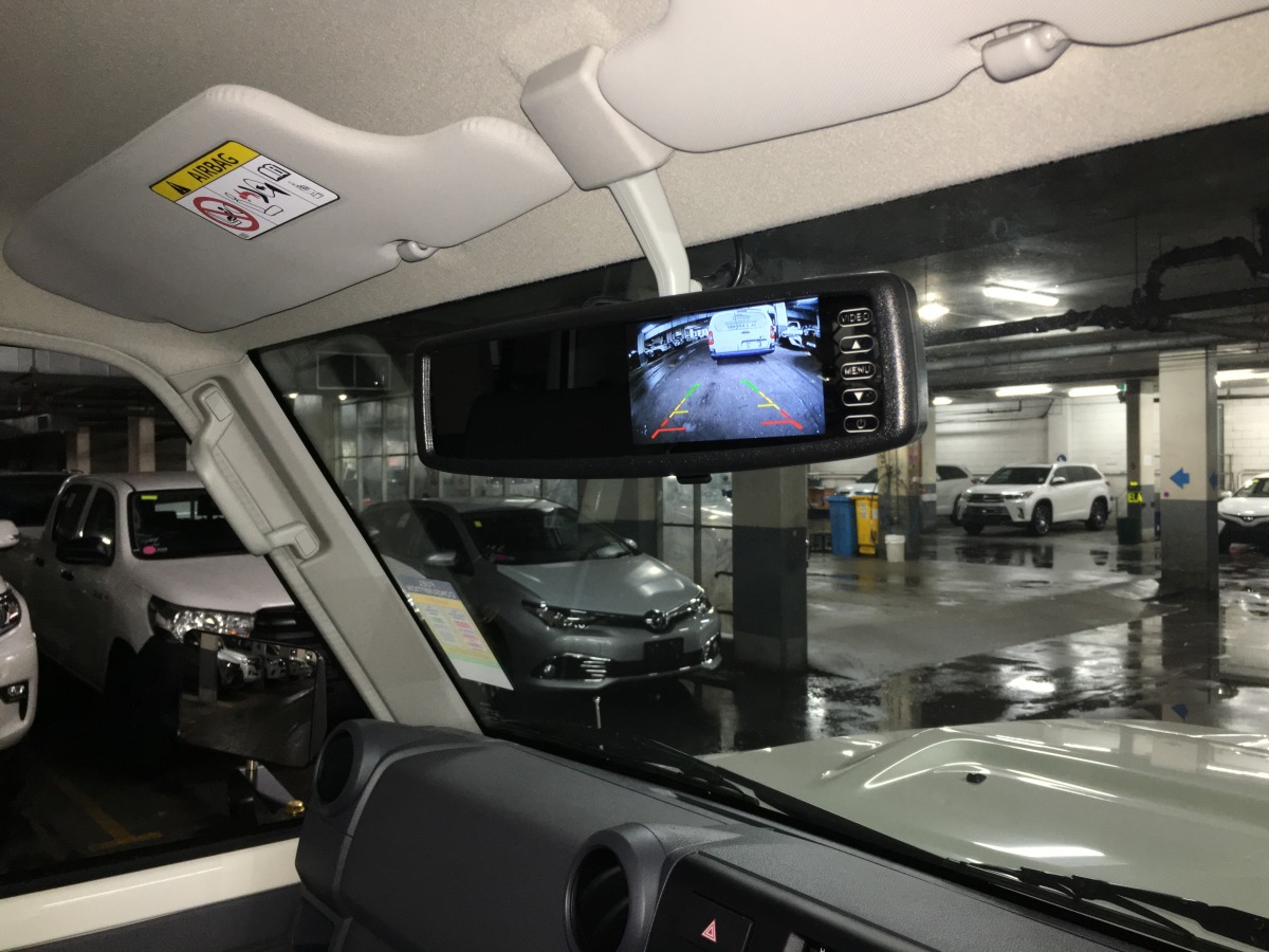 LandCruiser 70 2018 ClipOn Reverse Mirror Camera Creative Installations