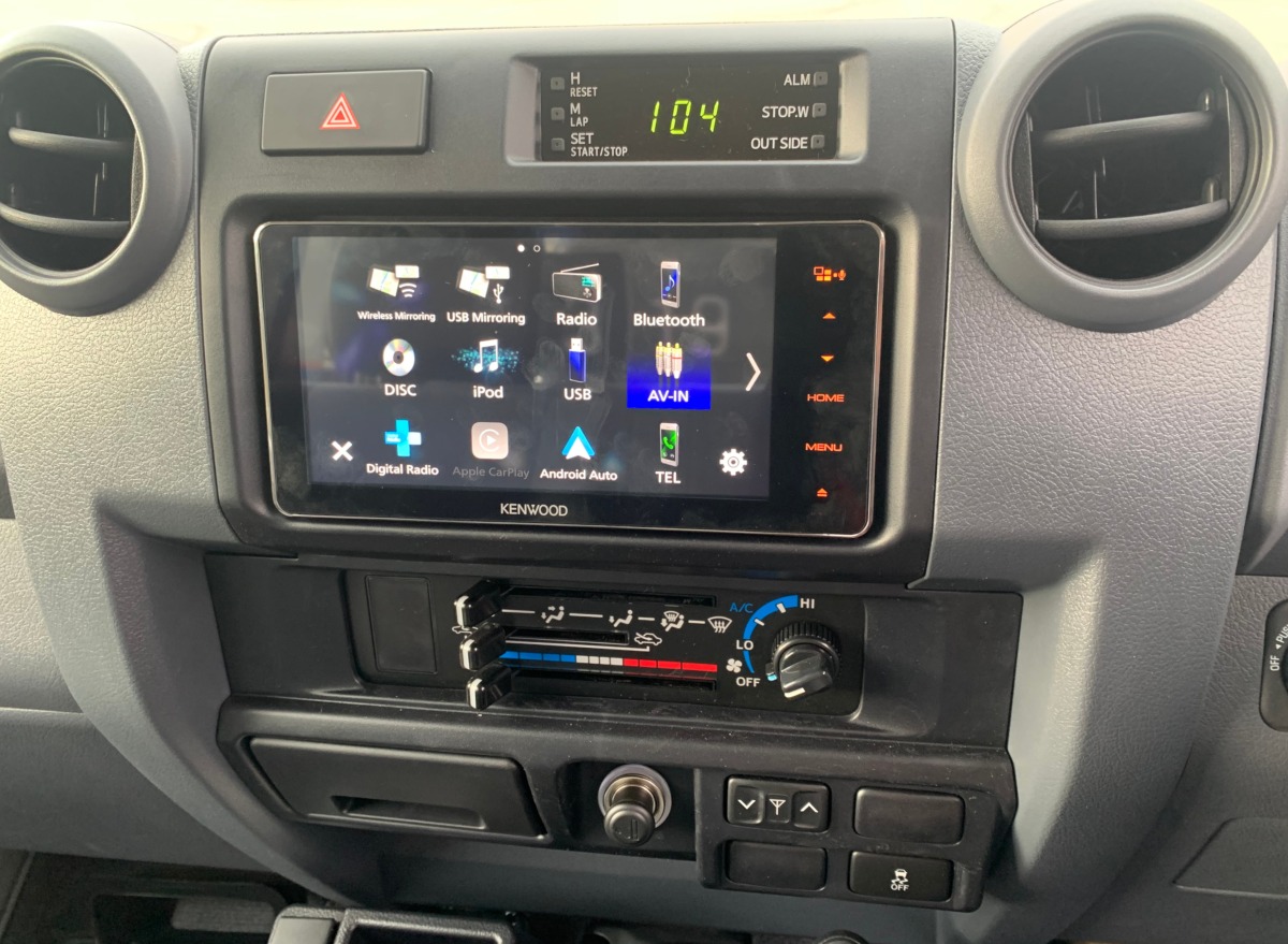 LandCruiser 79 2020 Kenwood DDX920WDABS Head Unit Creative Installations