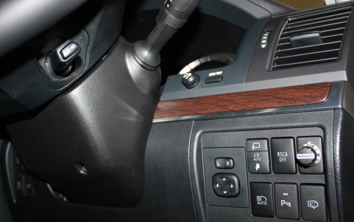 Land cruiser trailer brake controller clearance