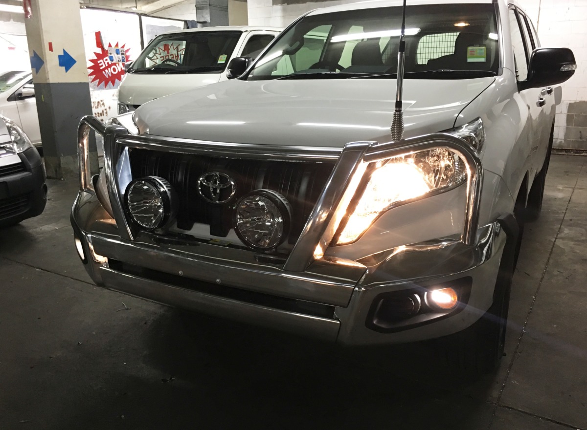 Prado 2018 IPF 900 Xtreme LED Driving Lights on Bullbar Creative