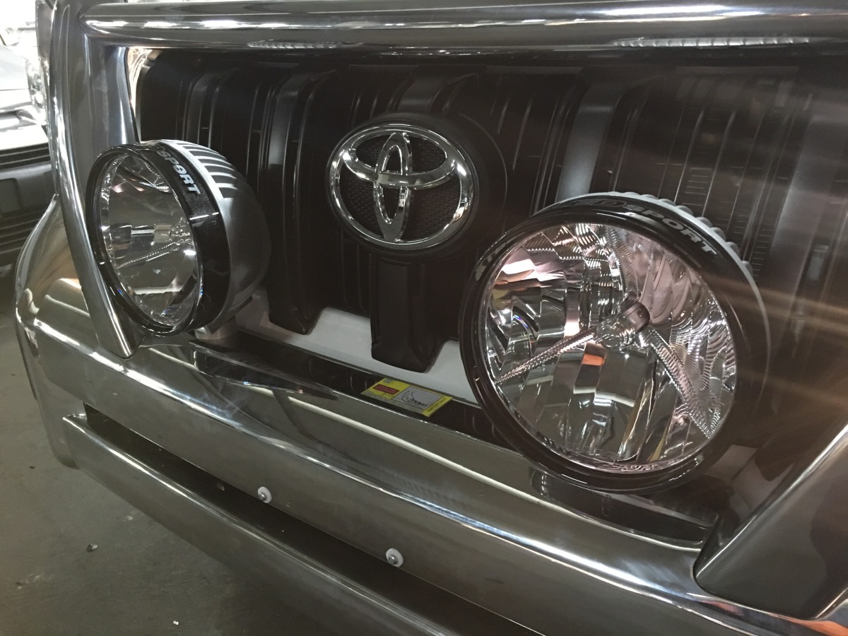 Prado 2018 IPF 900 Xtreme LED Driving Lights on Bullbar Creative