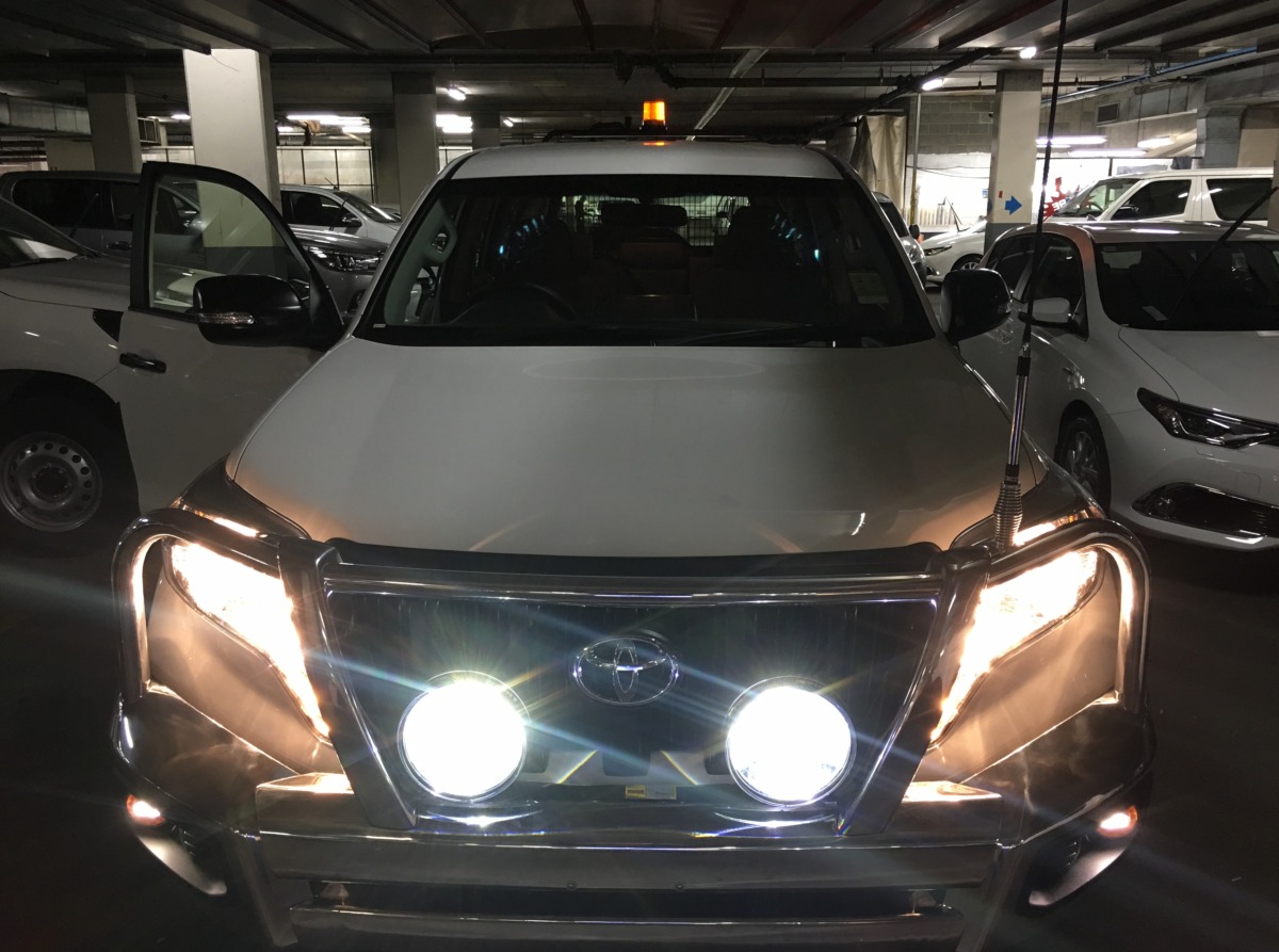 Prado 2018 IPF 900 Xtreme LED Driving Lights on Bullbar Creative