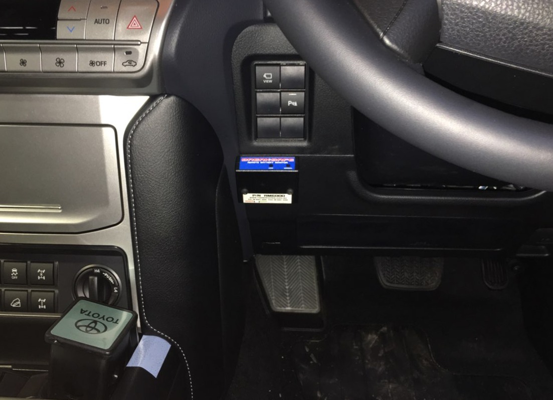 Prado 2018 Breaksafe RM6000 Remote Battery Monitor Creative Installations