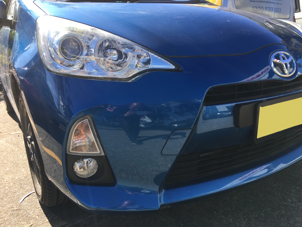 Prius 2013 Front Parking Sensors Creative Installations