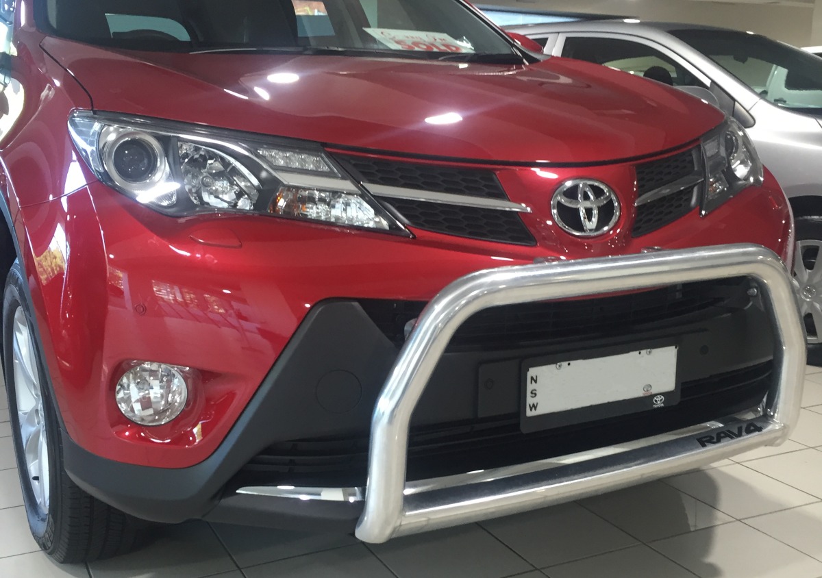 RAV4 2015 Front Parking Sensors w/ Nudge Bar Creative Installations