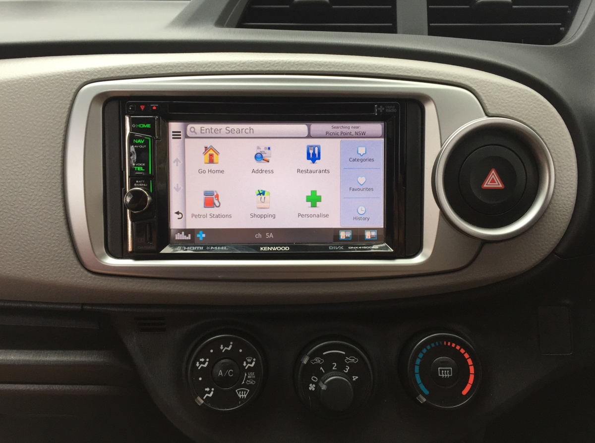 Yaris 2011 Kenwood DNX4150DAB Sat Nav Creative Installations