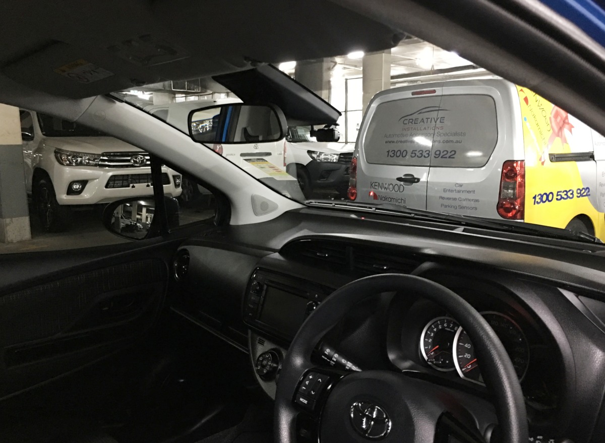 Yaris 2018 eCELL Dash Camera Creative Installations