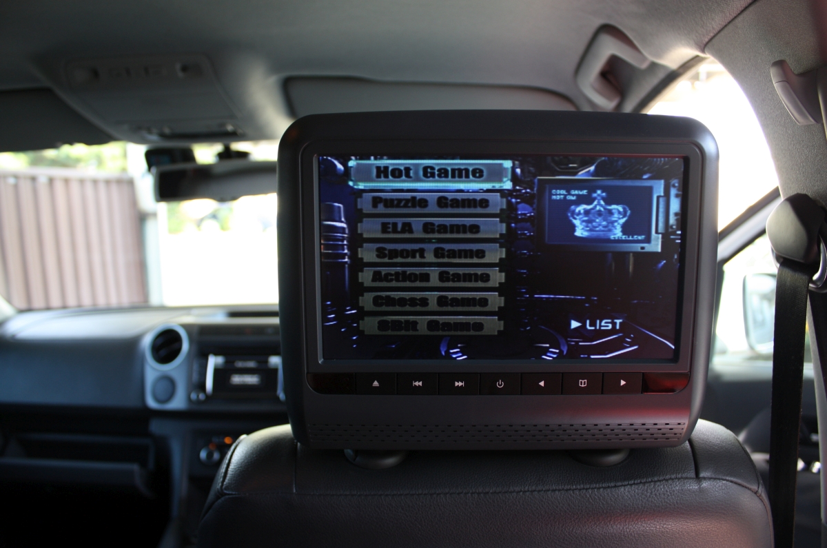 Amarok 2015 9" Headrest DVD Players Creative Installations
