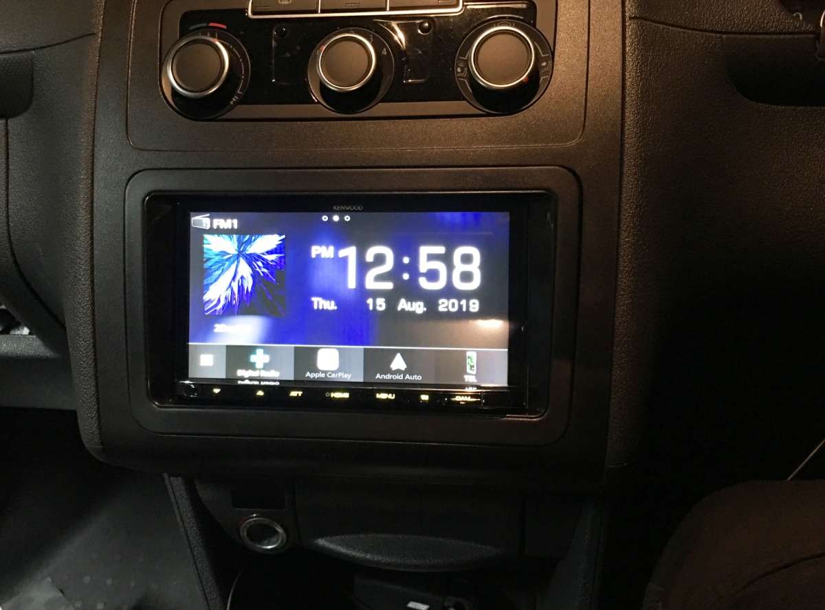 Caddy 2011 Kenwood DMX8019DABS Infotainment System Creative Installations
